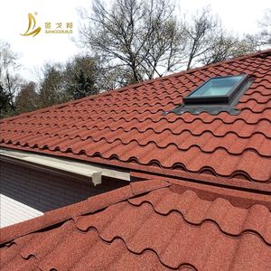 Tegole Metalliche Rivestite in Pietra per Hotel Moderni, Resistenti al Calore, Prodotte a Macchina, Durevoli e di Lunga Durata per Templi, Scuole e Archi Alti - Product Image 3