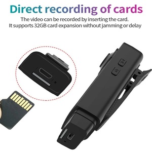 กล้องปากกาคุณภาพสูงแบบสวมใส่ได้ HD 1080P รุ่น A18 กล้องขนาดเล็กมองเห็นในเวลากลางคืน - Product Image 6