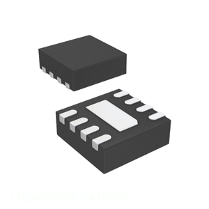 LTC3672BEDC-2 # TRPBF IC ชิ้นส่วนอิเล็กทรอนิกส์ชิปวงจรรวมการจัดการพลังงาน (PMIC) IC REG Triple buck/lnr 8DFN การซิงค์ - Product Image 1