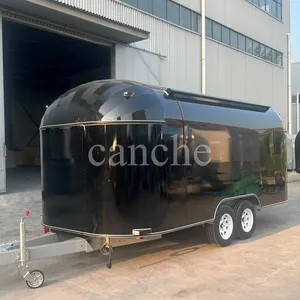 Camion de restauration mobile électrique commercial, chariot de nourriture de rue pour hamburgers et frites, remorque alimentaire mobile - Product Image 2