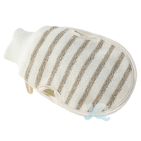 Guantes Exfoliantes Personalizados al por Mayor con Logotipo, Manoplas Espumantes, Exfoliante Corporal, Removedor de Piel Muerta, Regalo para Ducha y Spa, OEM Loofah