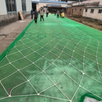 Filet de sécurité en maille tricotée blanche anti-UAV robuste pour la protection et la barrière de sécurité, en gros, provenant du Shandong