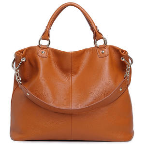 Bolso de Hombro Cruzado de Cuero Genuino de Gran Capacidad con Cremallera, Estilo Vintage Europeo Americano, de Moda y Tendencia - Product Image 2