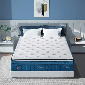 Constant Temperature Cooling Gel Memory Foam Matress Mattress 5 Zone Queen Size 36CM Pocket Spring Mattress In A Box