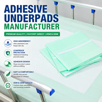 Protège-draps adhésifs en gros, protège-draps d'hôpital avec bande adhésive, protège-draps jetables antidérapants, fabricant de protège-draps adhésifs