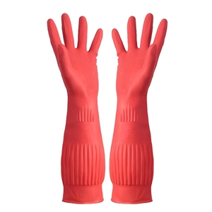 Guantes de Cocina de Goma Impermeables de 38/55/45 cm, Guantes de Limpieza de Látex Reutilizables para el Hogar, Guantes de Goma - Product Image 1