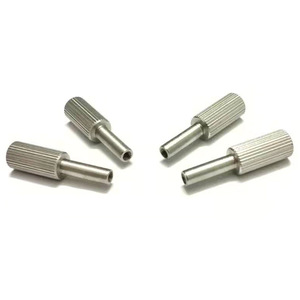 Vis à serrage manuel moletées, diamètre 25 mm, longueur 100 mm, usinées avec précision sur tour CNC, pour assemblage mécanique - Product Image 1