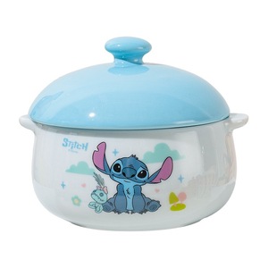 Tazón de Cerámica para <span class=keywords><strong>Huevos</strong></span> <span class=keywords><strong>al</strong></span> Vapor con Tapa, Diseño Lindo de Judy y Nick de Zootopia, Apto para <span class=keywords><strong>Microondas</strong></span>, Regalo de Inauguración de Casa - Product Image 1