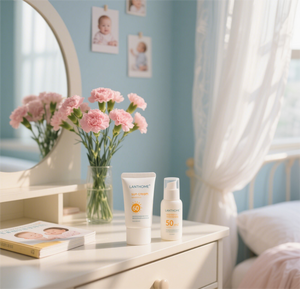 LANTHOME Organic SPF50 Crema de protección solar para el cuidado prenatal Protección solar segura para madres embarazadas - Product Image 3