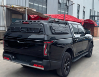 Capot rigide de camionnette en alliage d'aluminium de qualité supérieure pour Ford Ranger Raptor F150 Wildtrak, coque de camping basse mi-hauteur