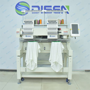 เครื่องปักคอมพิวเตอร์คุณภาพสูง 2 หัว รุ่น Factory 2  9/12/15 เข็ม สำหรับปักเสื้อยืด หมวก - Product Image 2