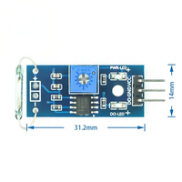 Modul Sensor Reed Switch Saklar Kontrol Magnetik/Sensor Tabung Magnetik