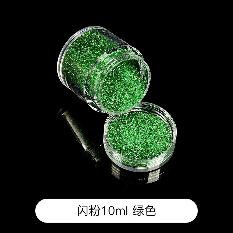 กลิตเตอร์10มล. สีเขียว
