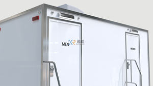 Caravane de camping de style occidental, toilettes portables de luxe, remorque de toilettes mobiles - Product Image 2