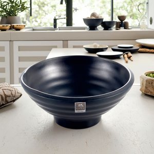 Wholesale Matte Black Melamine Japanese <strong>Ramen</strong> Bowl <strong>Set</strong> - Product Image 4