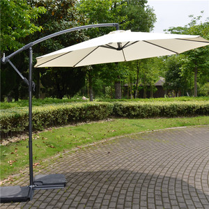 Parasol de haute qualité avec éclairage solaire LED, parasol de patio extérieur, grand format - Product Image 2