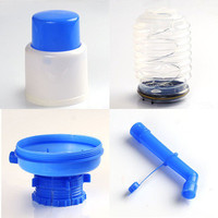 Pompe manuelle de bureau pour grande bouteille d'eau, mini-distributeur portable en plastique de 19 litres (20L, 5 gallons)