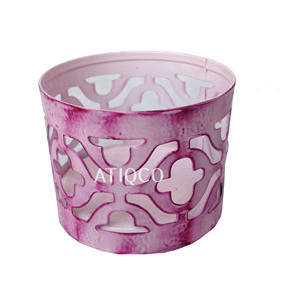Portavelas Votivo Indio Atiqco, Hecho a Mano en Hierro, Duradero y Portátil, para Decoración del Hogar y Mesa, para Cualquier Ocasión - Product Image 1