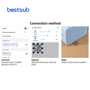 शिल्प में एक्सप्रेस-स्टॉक पोर्टेबल हाथ में मिनी स्मार्ट वायरलेस मोबाइल रंग प्रिंटर - Product Image 3