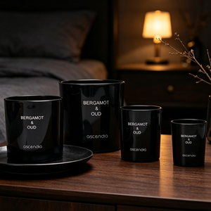 Frasco <span class=keywords><strong>de</strong></span> Vidrio Negro Vacío para Velas, Recipiente para Velas para Bodas, San Valentín, Decoración <span class=keywords><strong>de</strong></span> <span class=keywords><strong>Mesa</strong></span> Navideña, Fiestas, Eventos, Fabricación <span class=keywords><strong>de</strong></span> Velas - Product Image 2