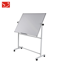 Tableau blanc magnétique double face en métal pour écriture, idéal pour l'enseignement des enfants et les conférences