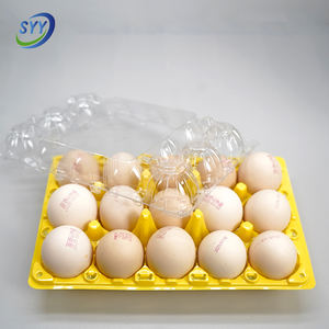 Bandeja de Plástico para 15 <span class=keywords><strong>Huevos</strong></span> con Tapa Separada y Embalaje Transparente de Grado Alimenticio para Protección de <span class=keywords><strong>Huevos</strong></span> de <span class=keywords><strong>Gallina</strong></span> y Codorniz - Product Image 3