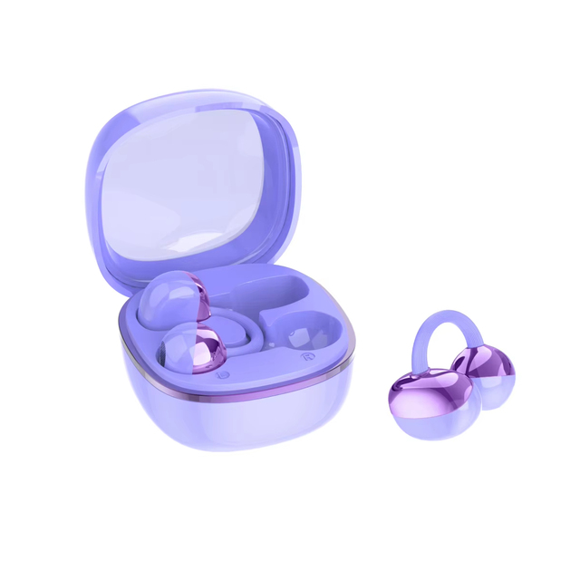 Support OEM LOGO Earclip Open-ear Wireless Earphones Tws Sound Ear Cuffs Sports AI HD Call Earbuds In-ear Headphones