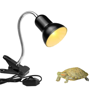 Lámpara de sol giratoria de 360 ° con abrazadera, acuario para lámparas de calefacción para tanque de reptiles, anfibios, Tortuga, lagarto, loros, iluminación - Product Image 1