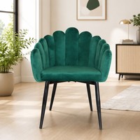 Fauteuil de salon en velours au design tout nouveau, élégant et rembourré