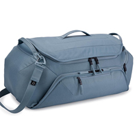 Sac de voyage pour vélo 55L, sac de voyage pour équipement de cyclisme avec compartiment pour chaussures, poche pour casque, sac de voyage pour vélo en polyester 600D durable