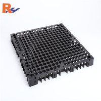 Panneau de drainage en plastique robuste, épaisseur 30 mm 50 mm, plaque de drainage à haute capacité de charge pour mur de soutènement et drainage du sous-sol