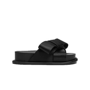 2025 New Fashion Versatile <b>Soft</b>-soled Women's <b>Shoes</b> Fairy-style Bow Platform Slippers for Women Outdoor Wear Slides - Product Image 6