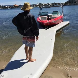 แพลตฟอร์มลอยน้ำแบบเป่าลม IFUNWOD สำหรับเรือยอชท์ แพลตฟอร์มลอยน้ำสำหรับว่ายน้ำ ท่าเทียบเรือแบบเป่าลม - Product Image 4