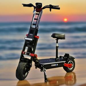 Trottinette électrique pliable Geofought Rider <span class=keywords><strong>8</strong></span> pour adultes, batterie au lithium 72V 30-100Ah, contrôle par application, pneus larges de 13 pouces et 14 pouces - Product Image 1