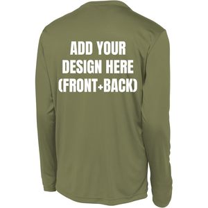 T-shirts à manches longues unisexe St350ls PosiCharge Poly Sports Cool Dry 2025 Active Tops avec impression personnalisée de textes de logo Images - Product Image 3