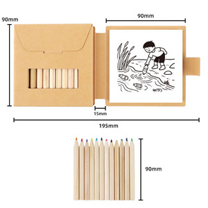 Set di Libri <span class=keywords><strong>da</strong></span> <span class=keywords><strong>Colorare</strong></span> Personalizzati Global Bridge <span class=keywords><strong>per</strong></span> Bambini, Matite Colorate, Carta Kraft Ecologica, Set di Giocattoli <span class=keywords><strong>da</strong></span> Disegno Tascabili Unisex dai 3 Anni in Su - Product Image 6