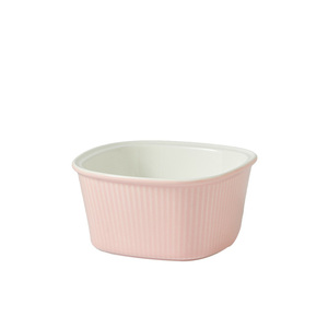 210ml Le plus récent carré coloré ramequin crème brûlée ramequin soufflé en porcelaine - Product Image 4