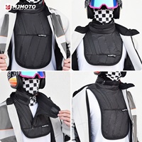 MJMOTO MD-WS25 Cagoule étanche pour motocycliste, cagoule de cou noire pour l’hiver, masque de moto et de ski pour homme, écharpe et accessoires pour vélo