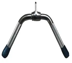 Competitive Price Bending Bars Gym Equipment Handles Lat Pulldown Bar With Rubber Handgrips