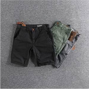<span class=keywords><strong>Bermuda</strong></span> Shorts <span class=keywords><strong>Casual</strong></span> da <span class=keywords><strong>Uomo</strong></span> Estivi Nuovi Vintage con Lavaggio Pesante Effetto Invecchiato all'Ingrosso - Product Image 3