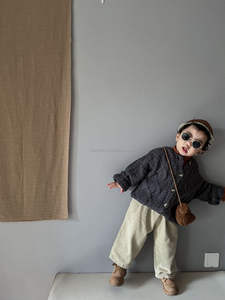 D252 Primavera Nuevo Estilo Simple Chaqueta de Aire Acondicionado <span class=keywords><strong>Mahai</strong></span> Cardigan Holgado de Manga Larga Protector Solar Ropa Infantil Coreana - Product Image 3