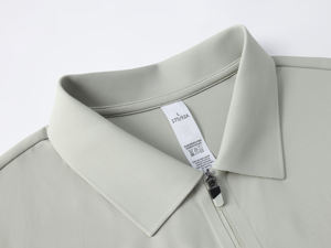 เสื้อโปโลไนลอนคุณภาพสูงสำหรับผู้ชาย ออกแบบเองได้ เหมาะสำหรับกิจกรรมกลางแจ้ง แห้งเร็ว ระบายอากาศดี ดีไซน์เรียบง่าย แขนสั้น พร้อมแถบสะท้อนแสง - Product Image 3