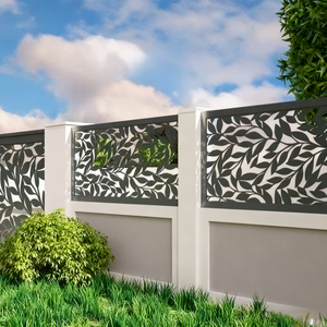 Écrans de confidentialité en métal découpés au laser pour la zone de la piscine et le patio, bloquant la <span class=keywords><strong>vue</strong></span> tout en maintenant la circulation de l'air - Product Image 5