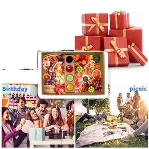 Nuevo Plato de Aperitivos Personalizado al por Mayor Pulida 2025, Empaque para Dulces, Pasteles, Galletas, Cena, Picnic, Fiesta, Postre, Caja de Degustación - Product Image 5
