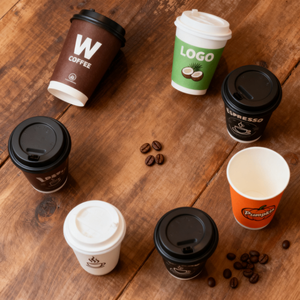 Vasos de Papel para Café con Logotipo Personalizado, Vasos de Papel de Pared Simple o Doble para Bebidas Calientes, Vasos de Papel Antiderrames - Product Image 3