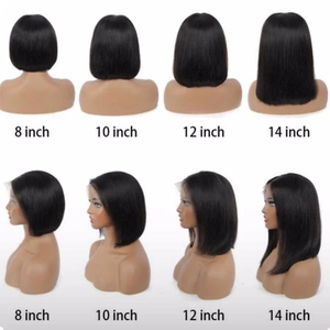 Perruque courte bob très tendance 2025, en cheveux brésiliens naturels, perruques Lace Front en cheveux humains vietnamiens pour femmes noires - Product Image 1