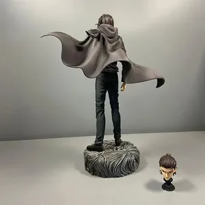 Figurine PVC No Kyojin Eren Jaeger du <span class=keywords><strong>Corps</strong></span> d'exploration, 30 cm, Figurines et Statues d'Anime, Double tête, L'Attaque des Titans Shingeki - Product Image 5