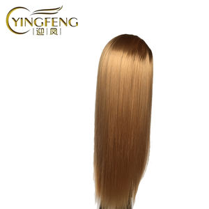 Tête de poupée synthétique de haute qualité avec tête d'entraînement de cils de cheveux Type de Mannequin afro-américain pour tête de Mannequin en Fiber de cheveux - Product Image 6