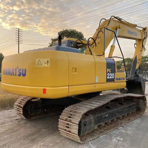 Excavatrice Komatsu PC220 bon marché prix très rentable pompe Kawasaki pelleteuse d'occasion bonne qualité haute machine - Product Image 1