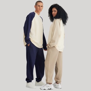 245g Brushed Fleece Hoodie Men's Graphic Print Collision Splicing Shoulder Casual Winter Pullover - Product Image 2